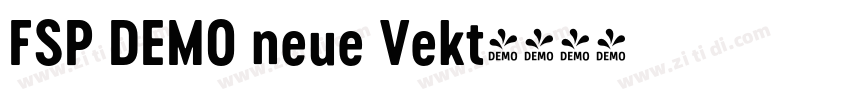 FSP DEMO neue Vekt字体转换 FSP DEMO neue Vekt字体转换